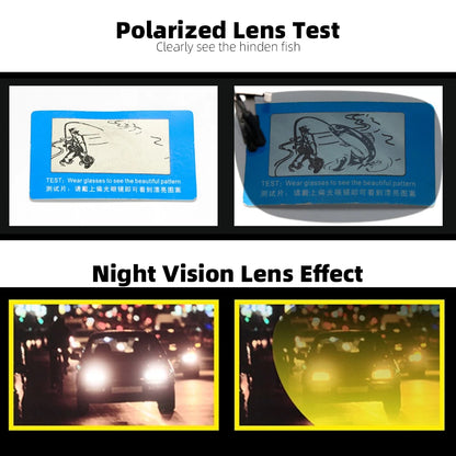 Mirror Blue Flip up Clip on Sunglasses Fishing Men Square Polarized Lens Metal Night Vision Driving UV400 Women Glasses